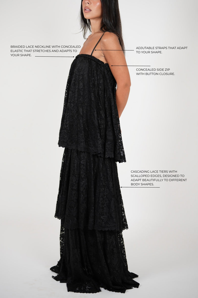 Ophelia Dress - Black
