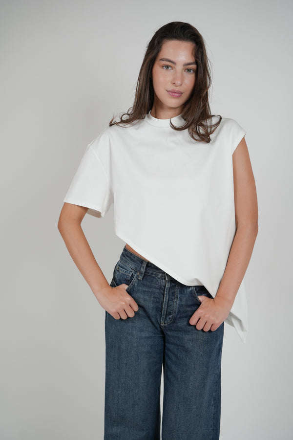 TWISTED T-SHIRT - WHITE