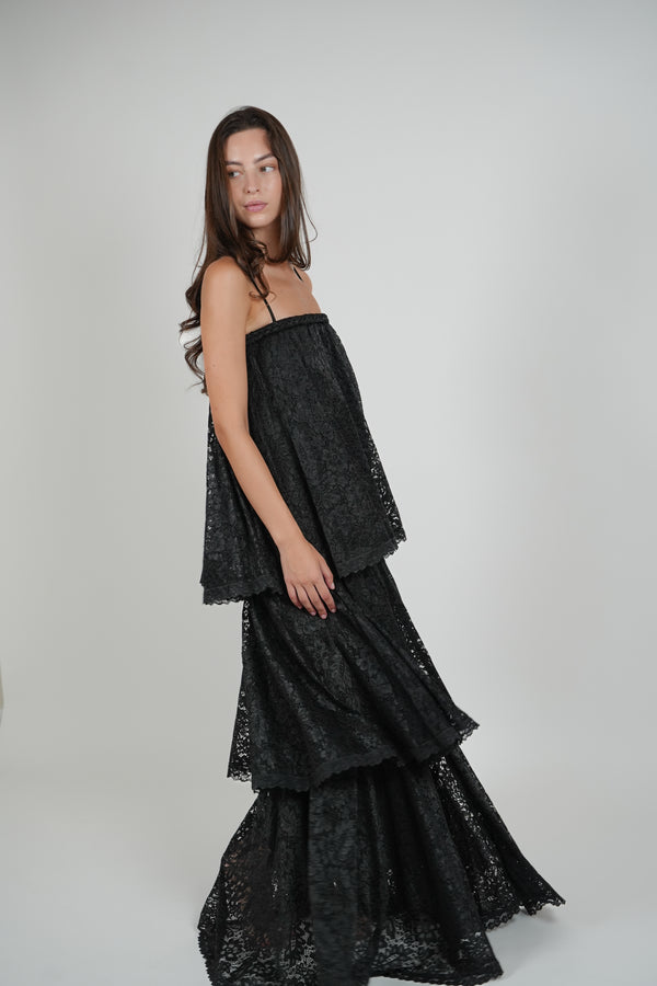 OPHELIA DRESS - BLACK