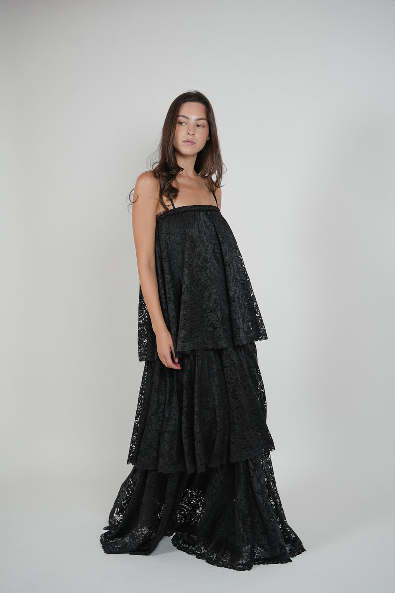 OPHELIA DRESS - BLACK