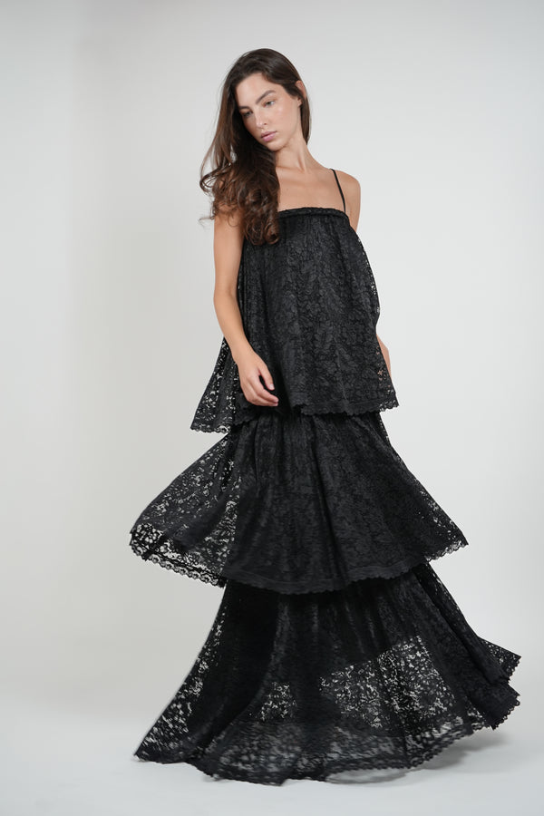 OPHELIA DRESS - BLACK