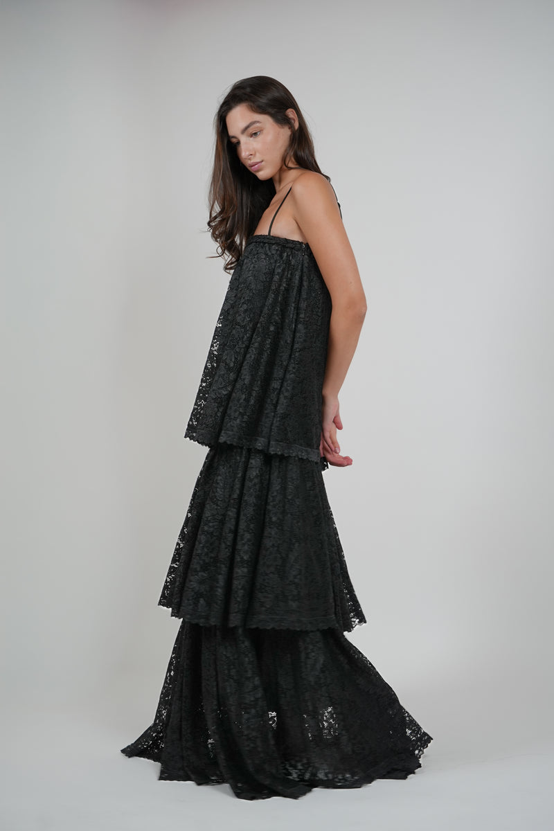 OPHELIA DRESS - BLACK