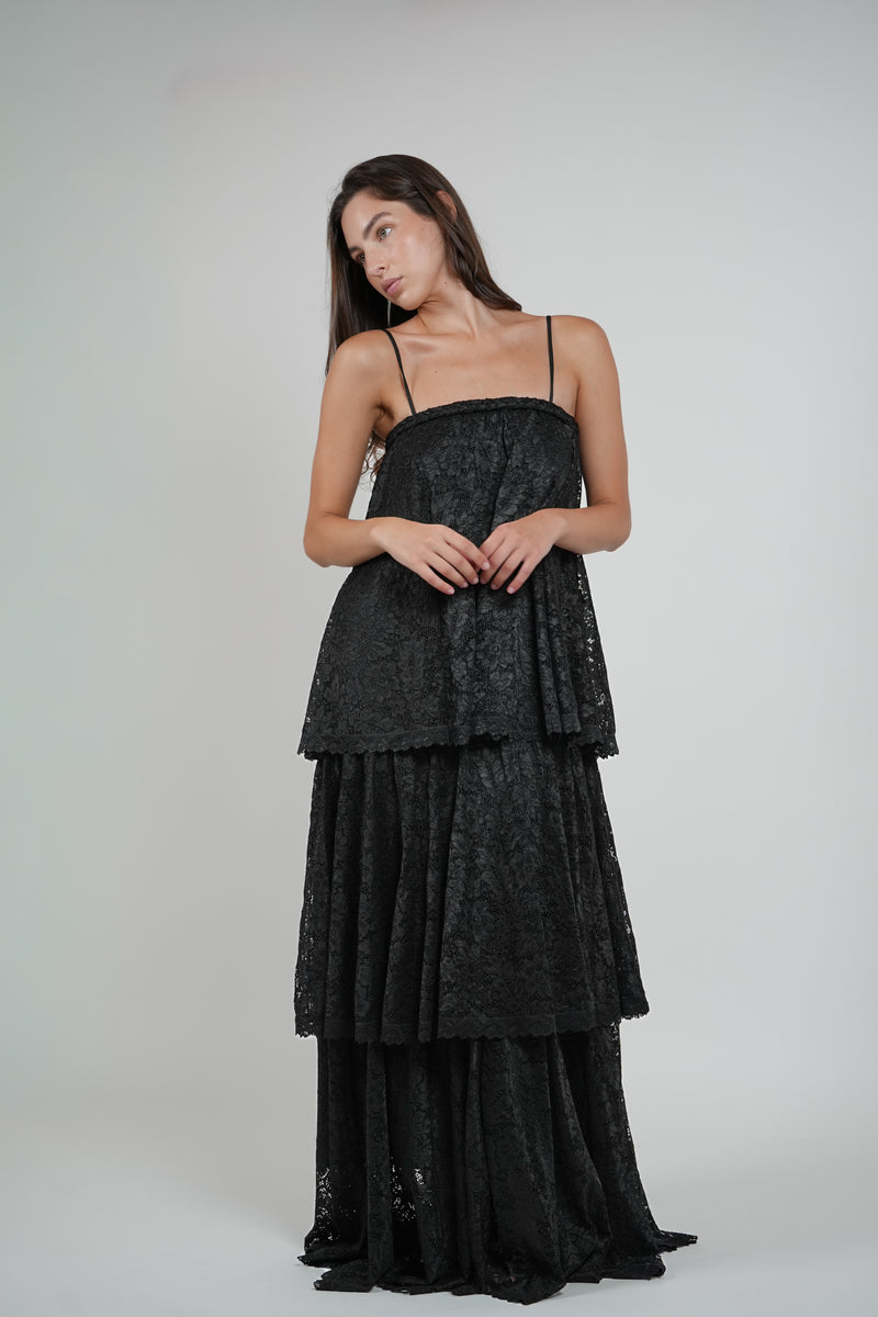 OPHELIA DRESS - BLACK