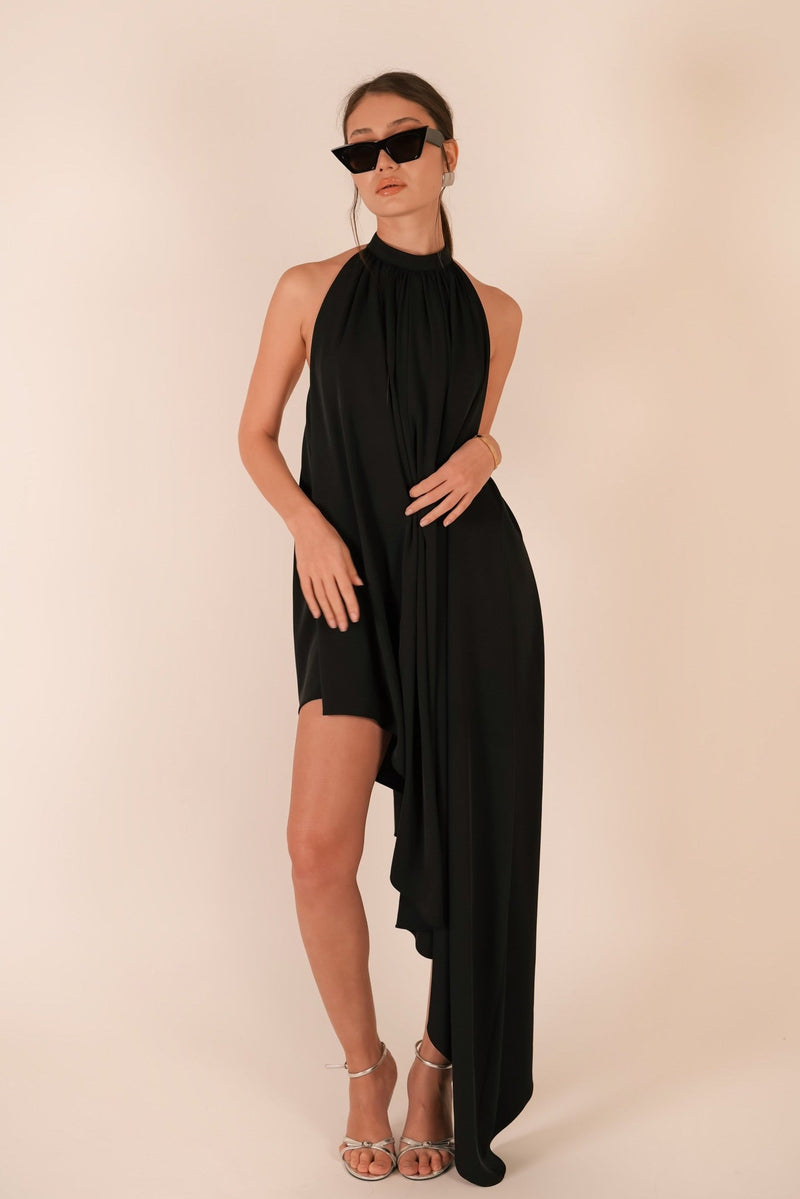 DRAPED DRESS