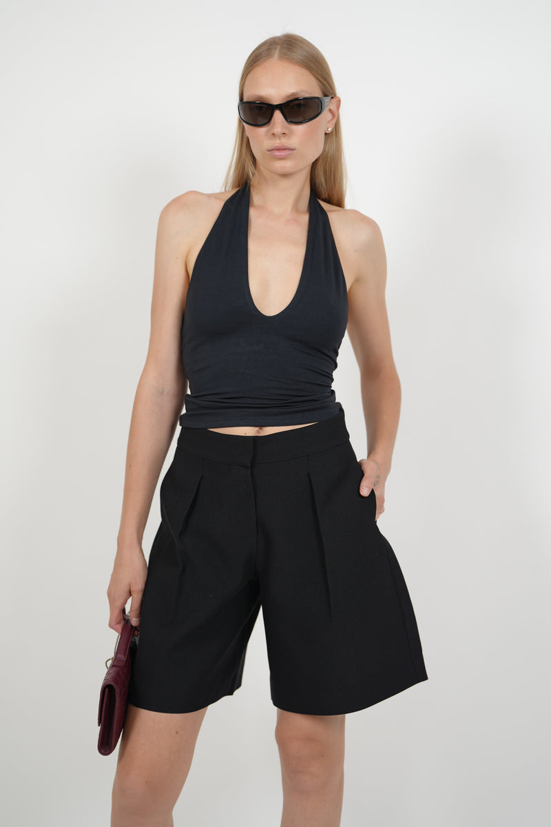 SCULPTED BERMUDA SHORTS