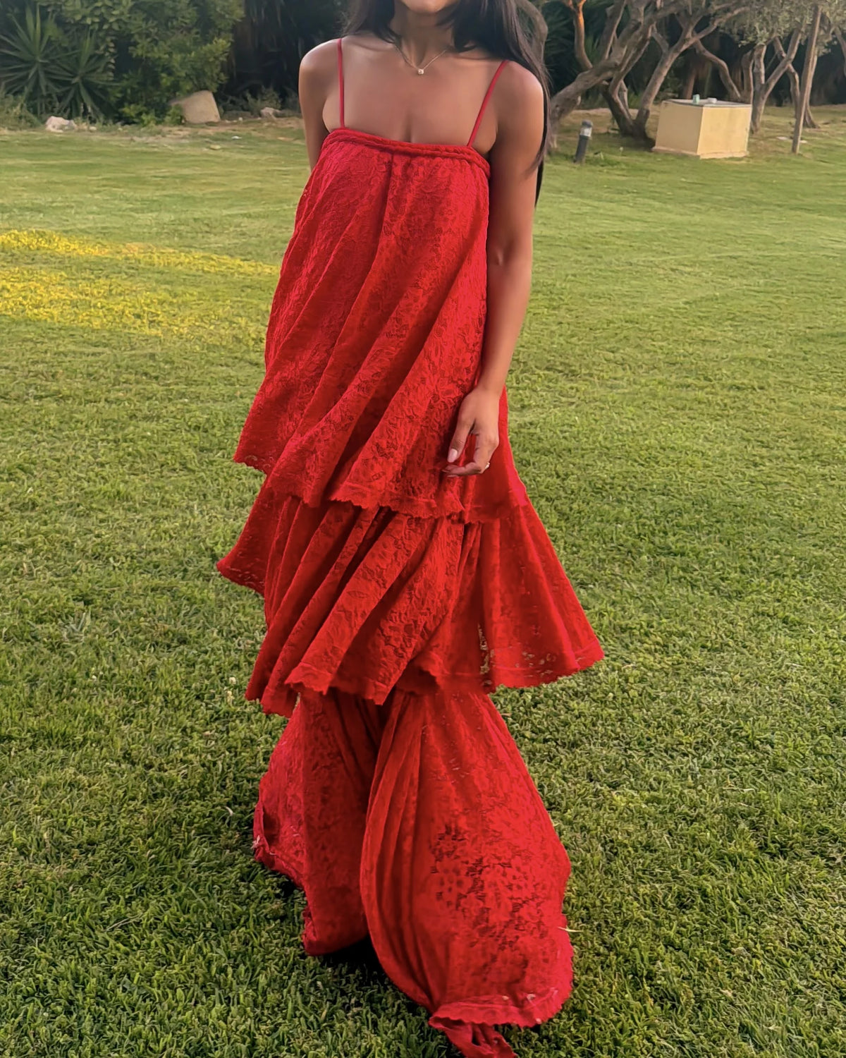 Ophelia Dress - Red