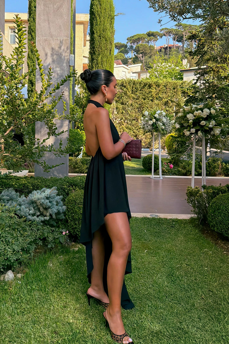 DRAPED DRESS