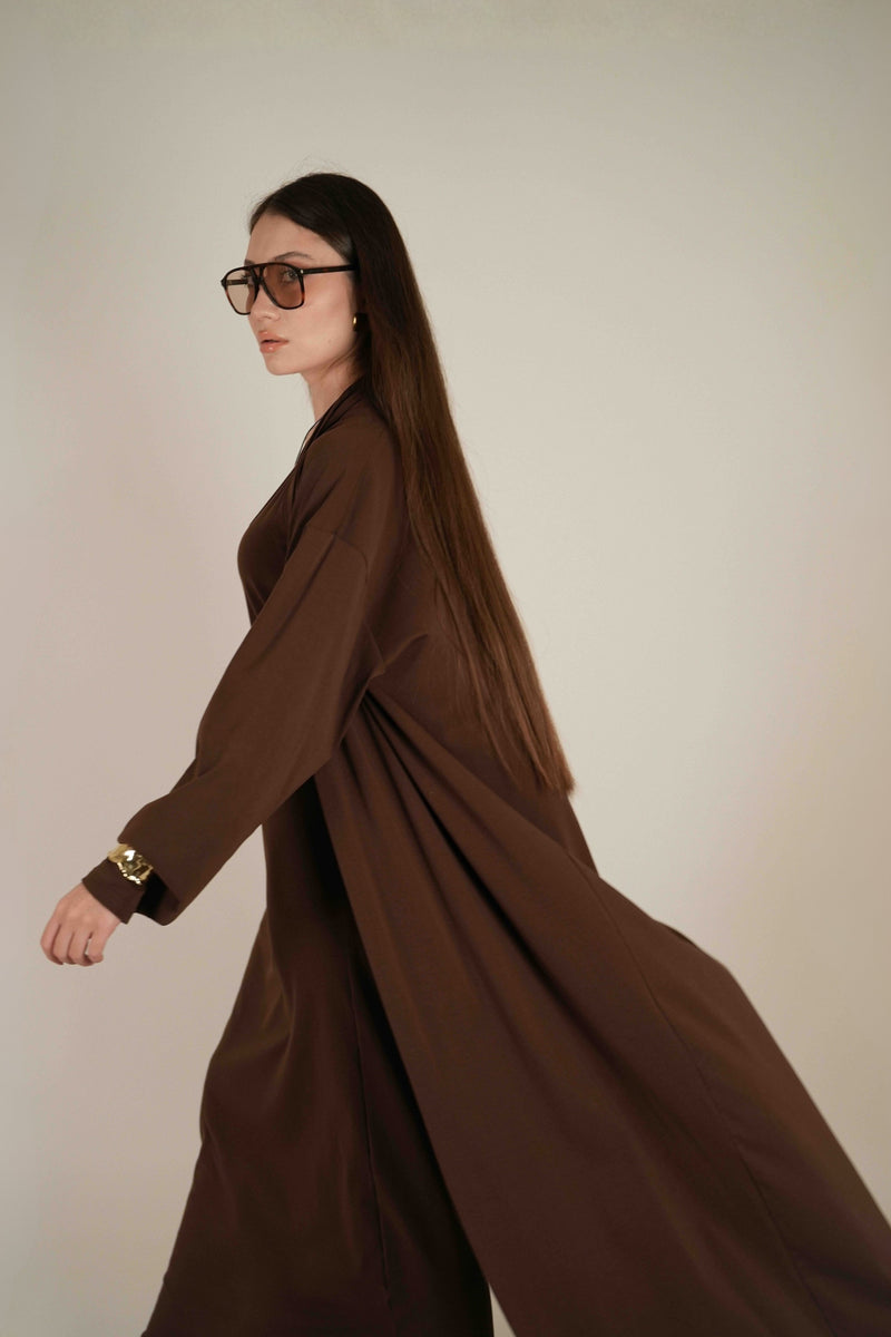 THE ESSENTIAL COTTON SET - BROWN