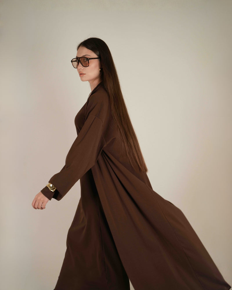 THE ESSENTIAL COTTON SET - BROWN