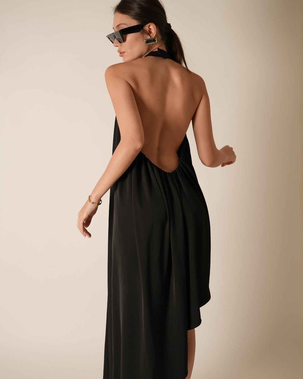 DRAPED DRESS