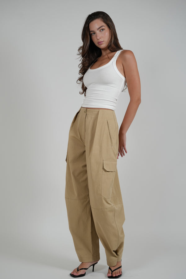 KAIA BALLOON CARGO PANTS