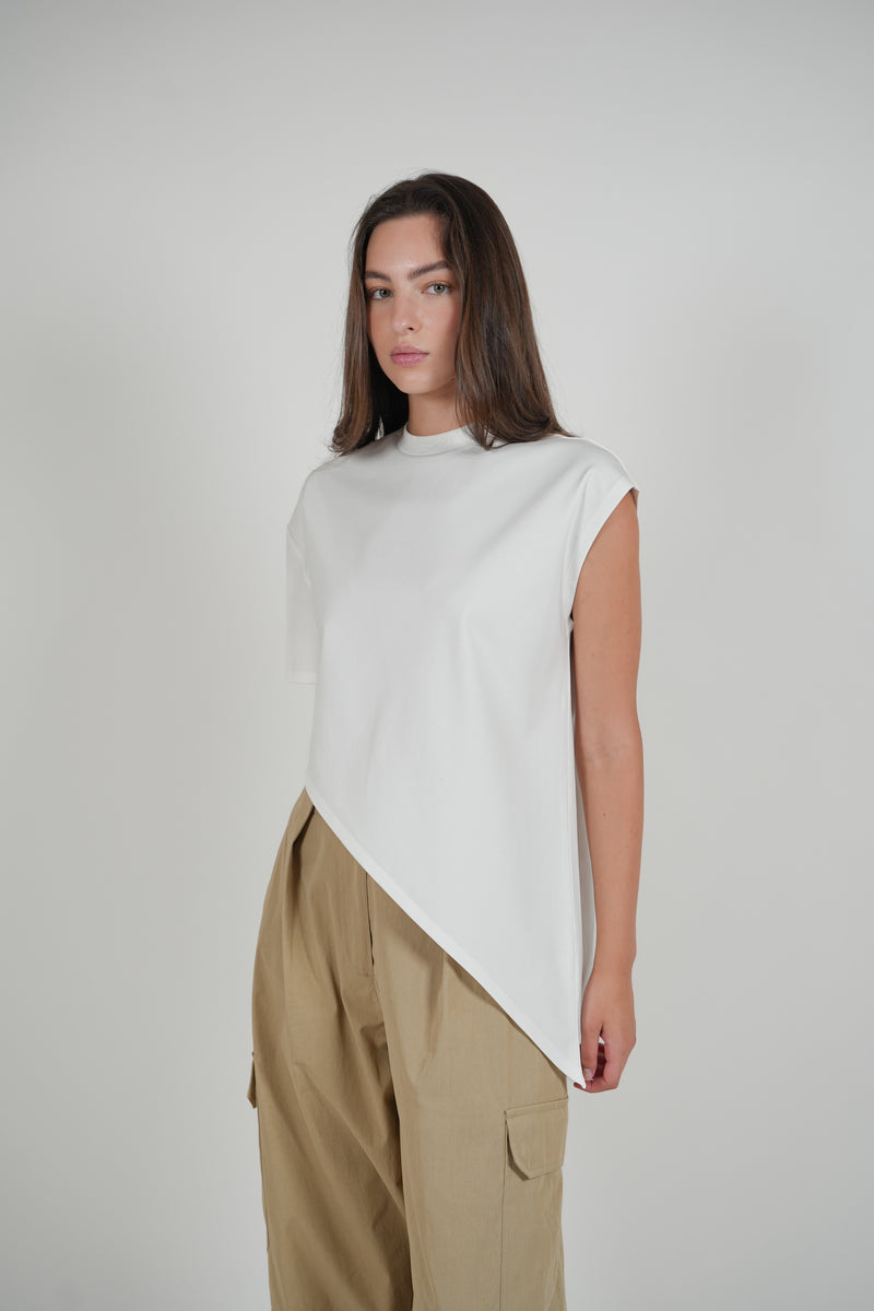 TWISTED T-SHIRT - WHITE