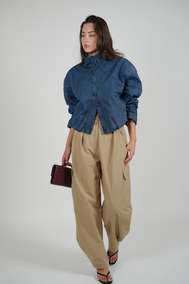 KAIA BALLOON CARGO PANTS