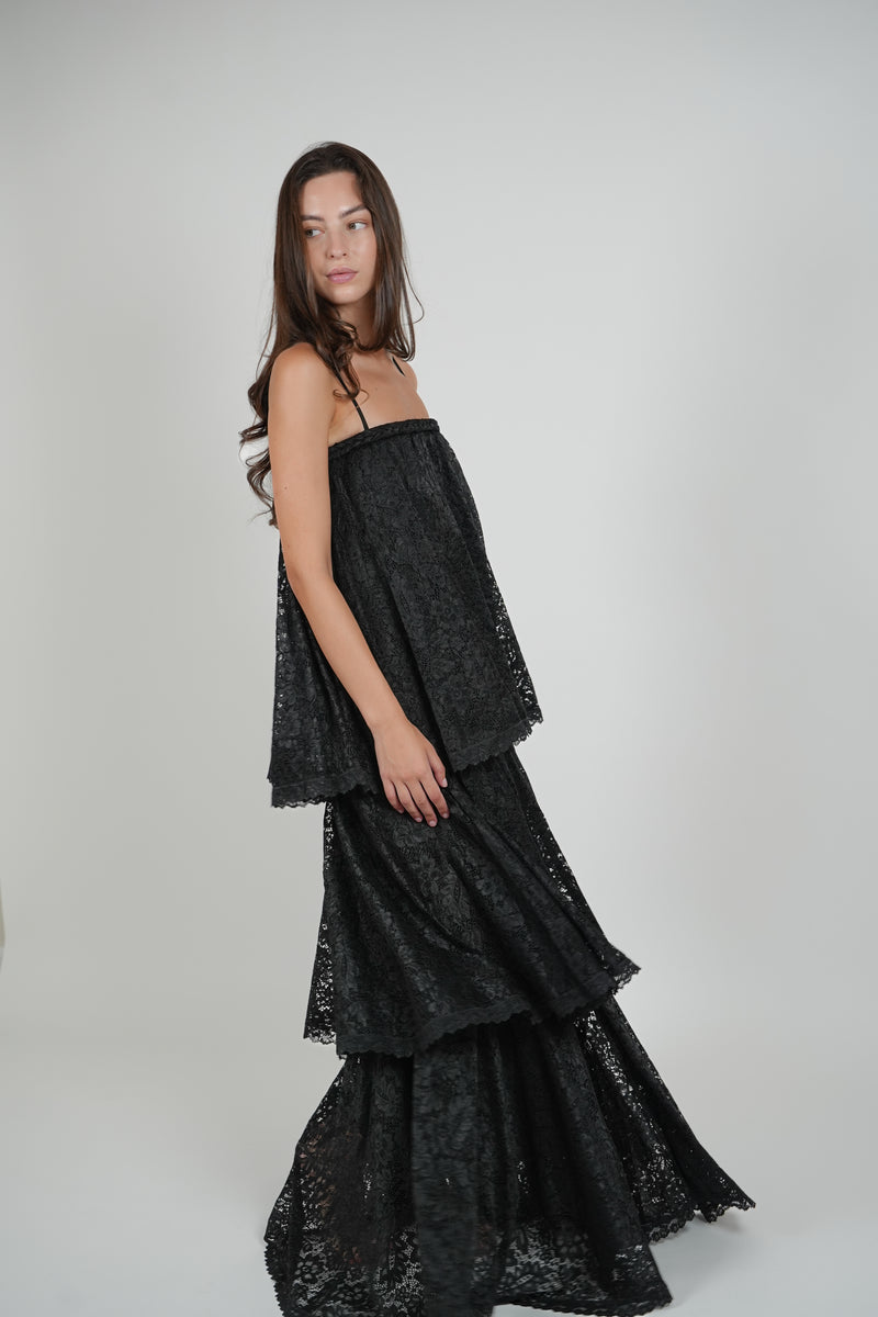OPHELIA DRESS - BLACK
