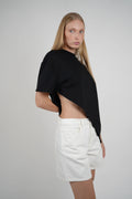 TWISTED T-SHIRT - BLACK