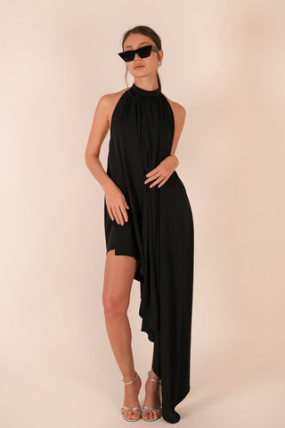 DRAPED DRESS