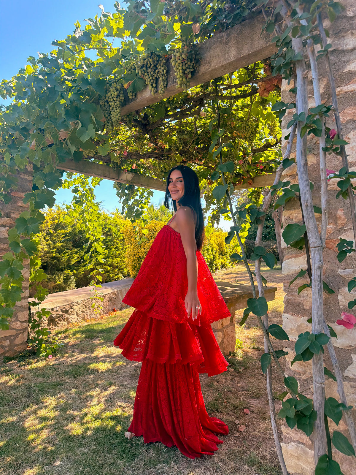 Ophelia Dress - Red