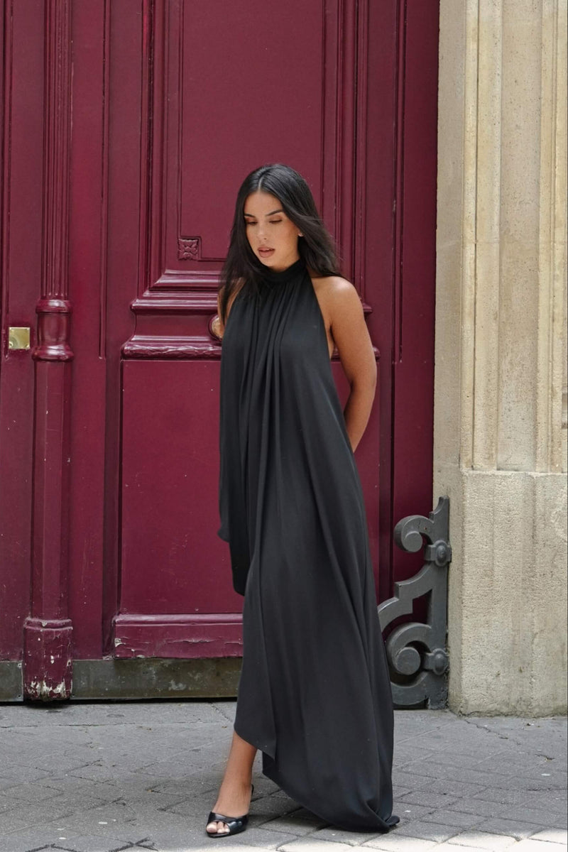 DRAPED DRESS