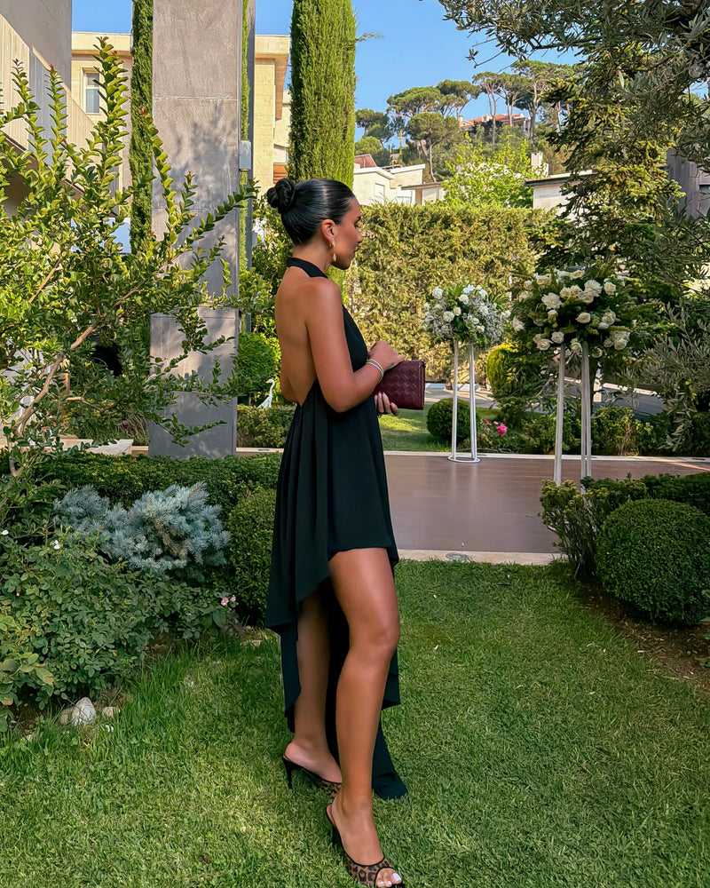 DRAPED DRESS
