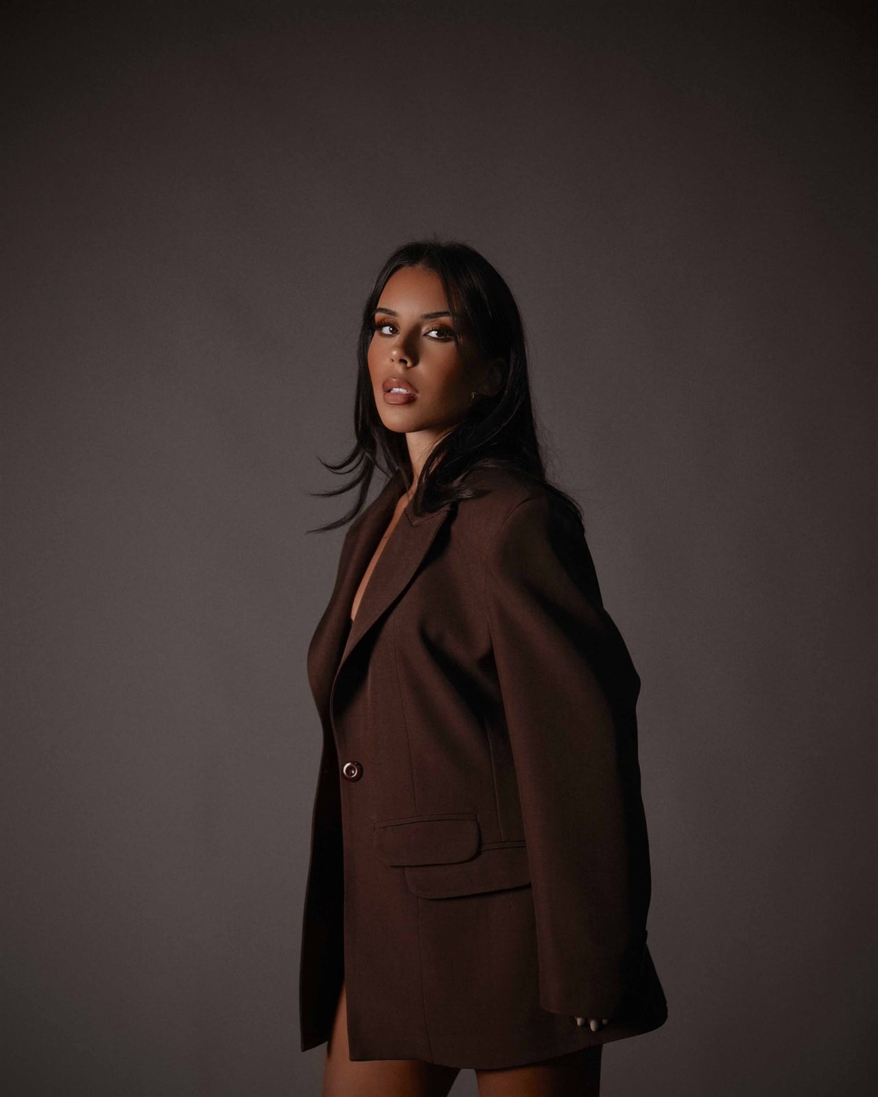 BLAZER BALLON - BROWN