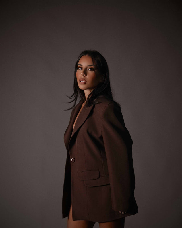 BLAZER BALLON - BROWN