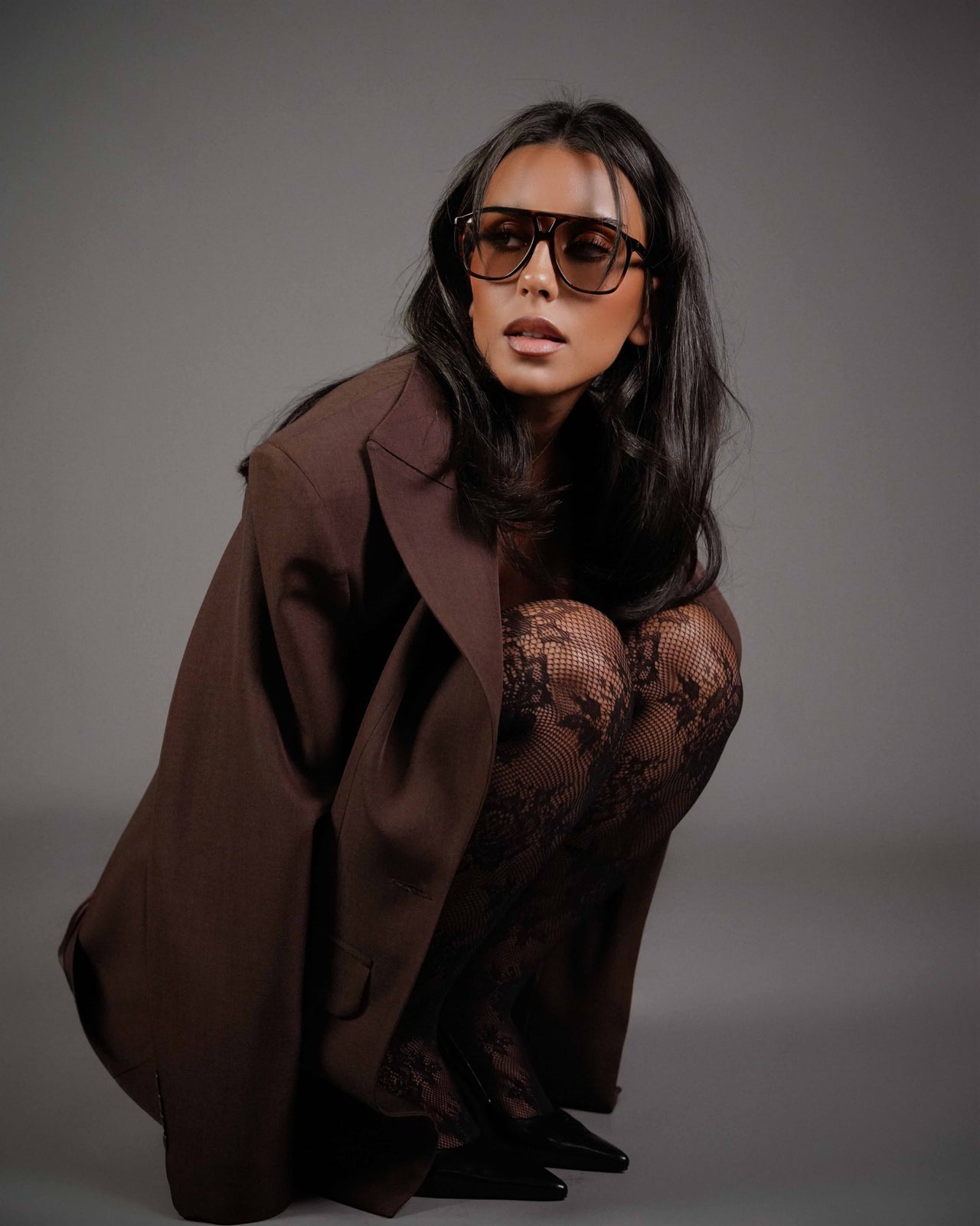 BLAZER BALLON - BROWN